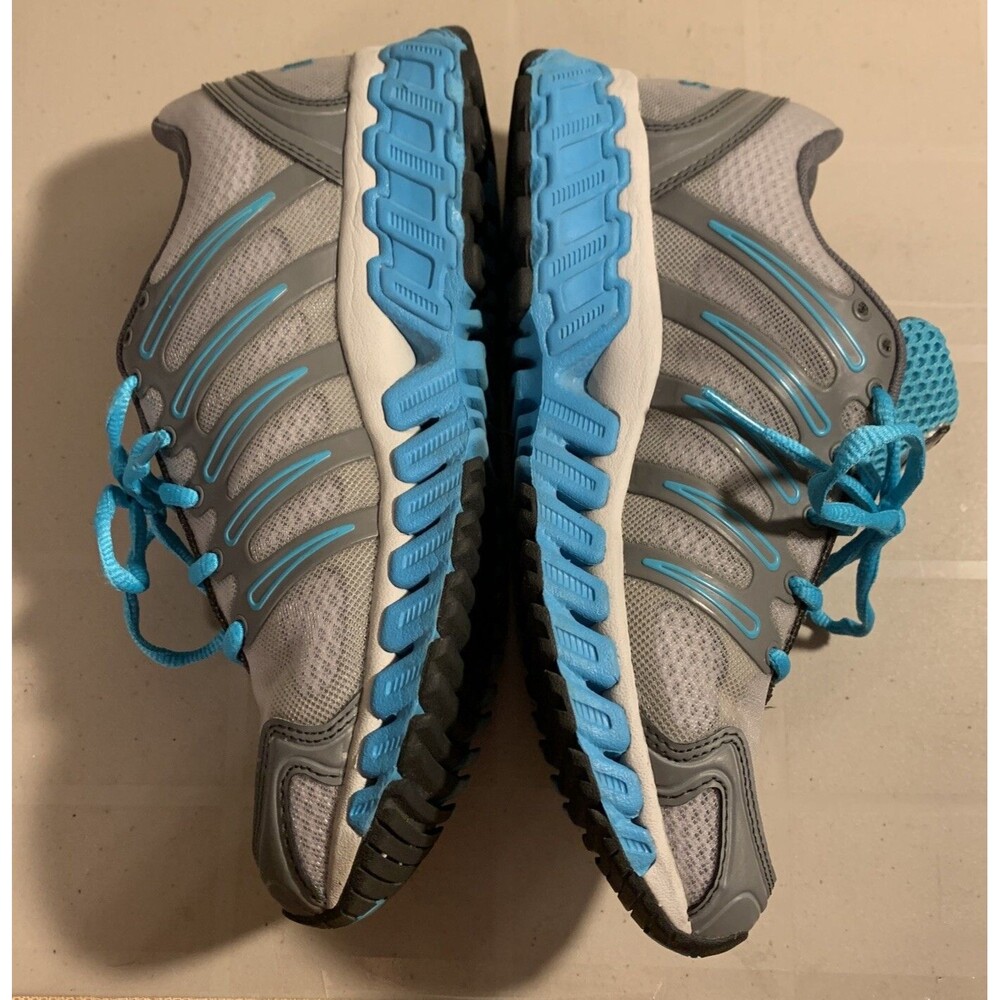 K-Swiss Guide Glide Shoes Sneakers Womens 8.5 Gray Silver Blue Walking